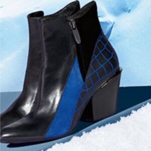 Sigerson Morrison Resort Boots 2013 Y2K Cowboy Western Shoes Ankle Heels